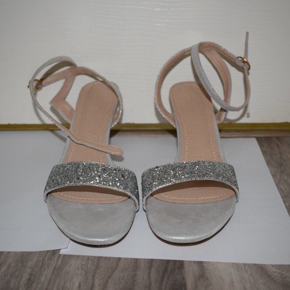 Sparkly Silver High Heels